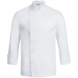 GREIFF Herren Kochjacke 5580.8000 Regular Fit mit verdeckten Druckknöpfen weiss M