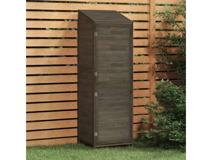 Petit Prix Remise de jardin - Armoire/Maiosn - Anthracite 55x52x174 5 cm Bois de sapin solide - outils de jardinage