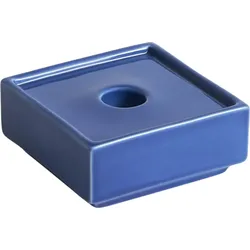 Mattone Klassischer Kerzenhalter S blau