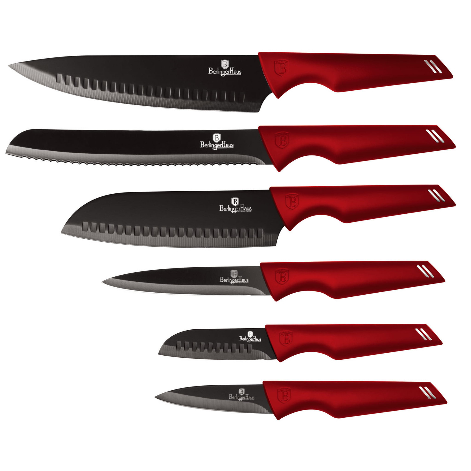 Berlinger Haus Burgundy BH2589 set van 6 messen