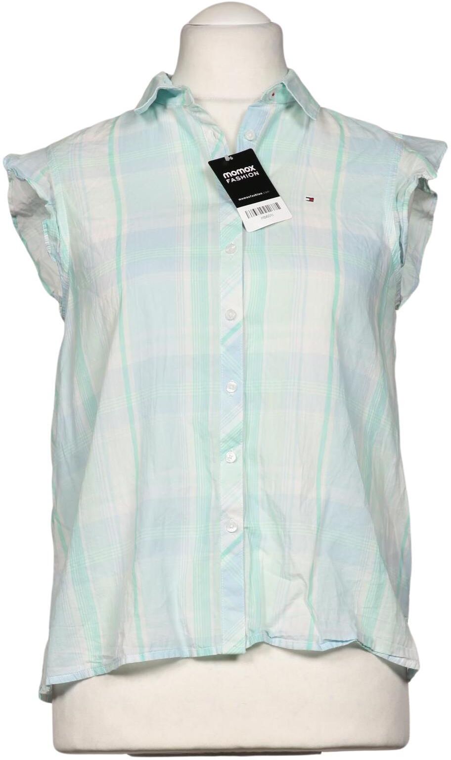 Tommy Hilfiger Damen Bluse, Mehrfarbig, Gr. M, Baumwolle - Second Hand
