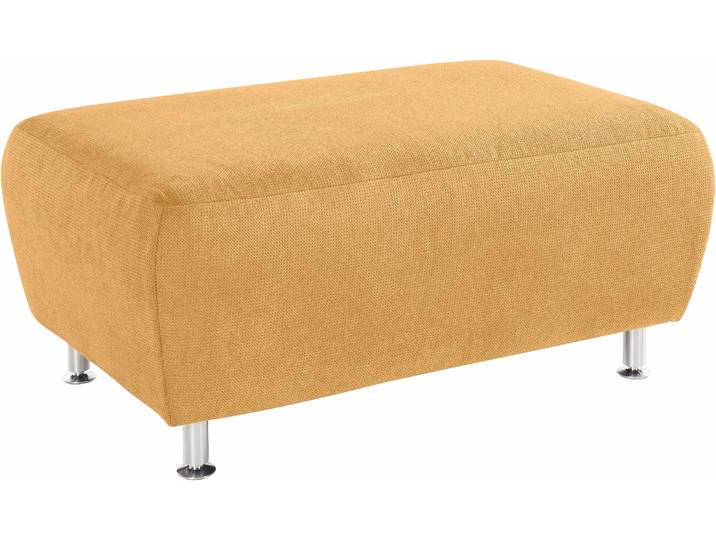 Hocker, Struktur (100% Polyester), Senf, 101×45×68 cm, Vielseitig & Modern, Places of Style