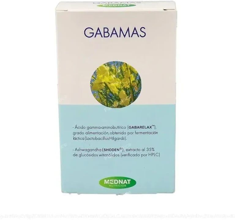 Mednat Nutricion Gabamas 60 Caps