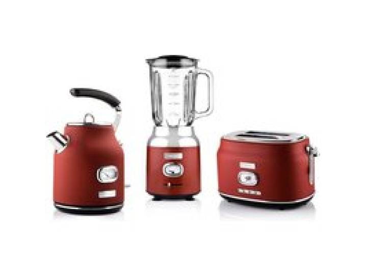 Ensemble Bouilloire Grille-pain et Blender Westinghouse Retro - Rouge