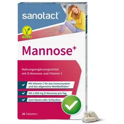 SANOTACT Mannose+ Tabletten 30 St