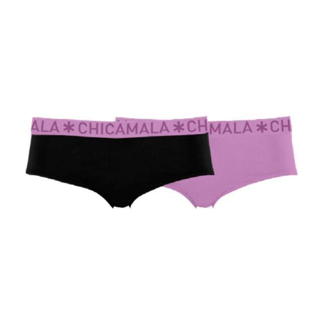 Muchachomalo Girls 2-pack hipster solid