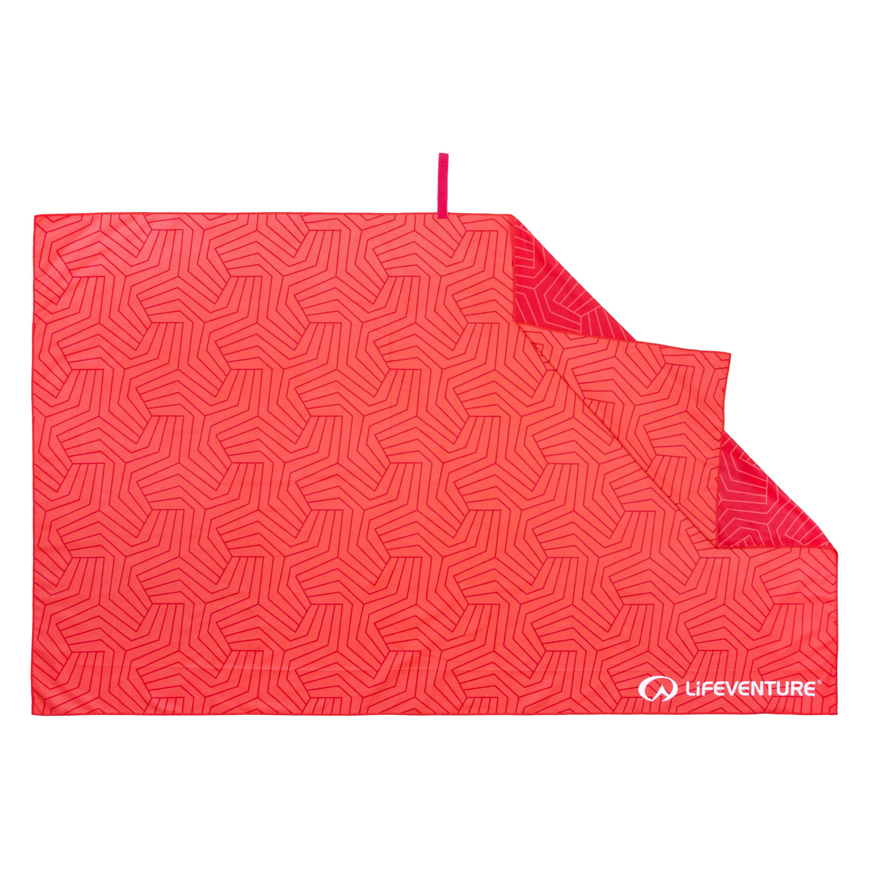 Lifeventure Recycled SoftFibre Trek Towel, Coral, Giant (150 x 90 cm) (63602)