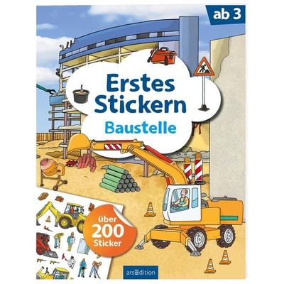 Erstes Stickern – Baustelle