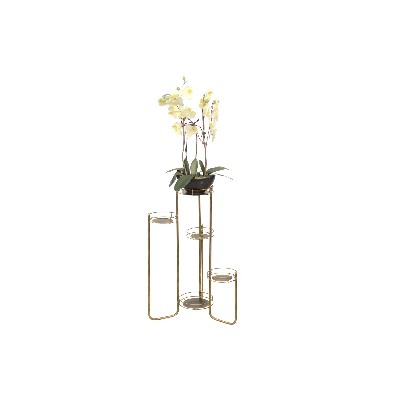 möbel direkt online Blumenständer Ramona antik goldfarben