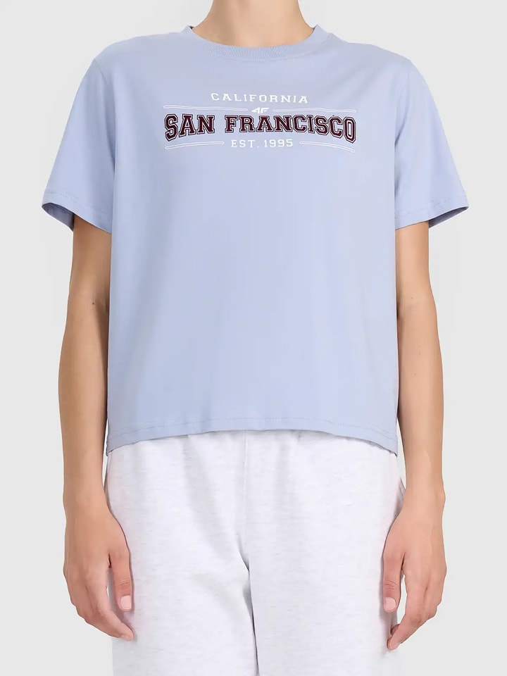 4F Shirt in Hellblau - S