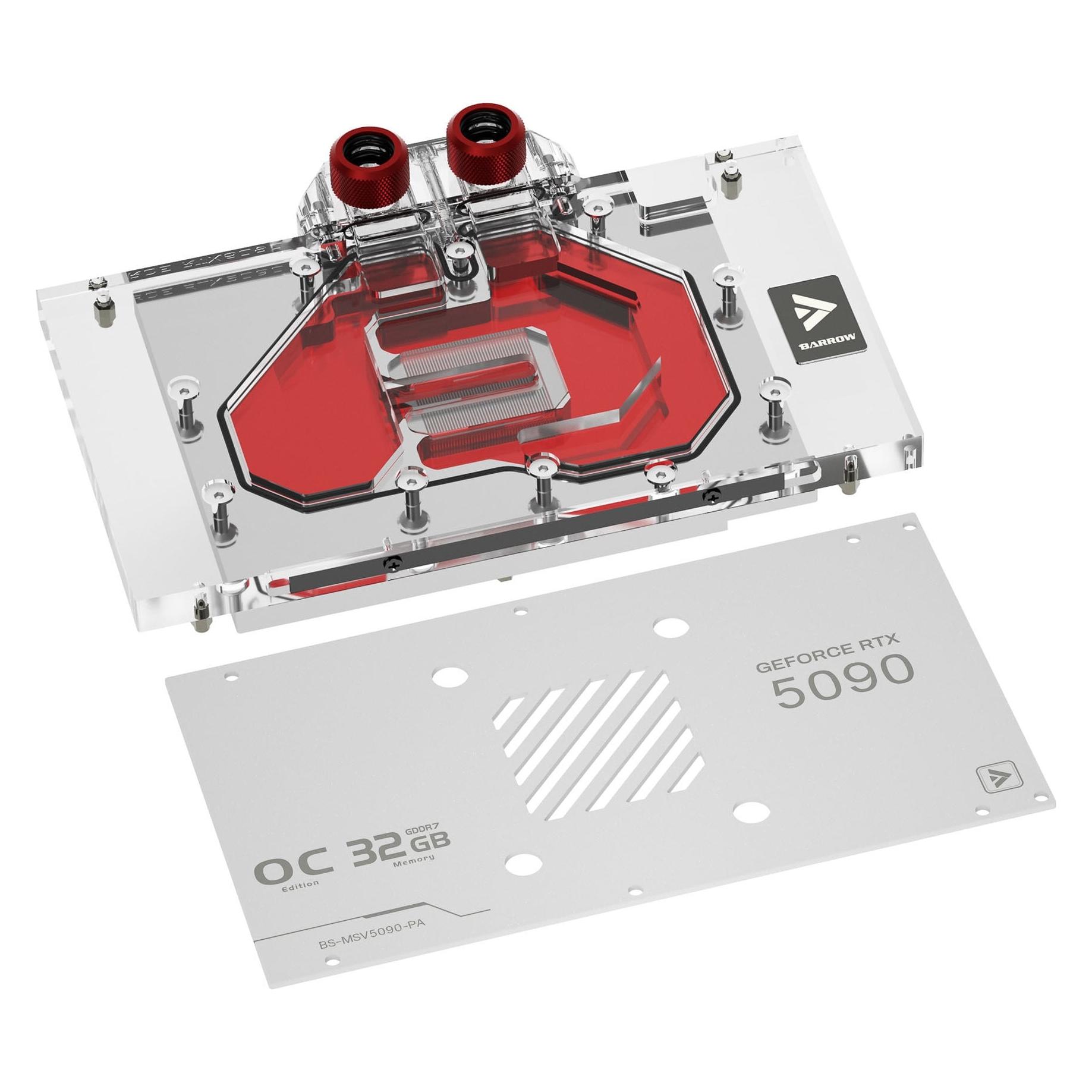 Barrow MSI Ventus 5090 GPU-Wasserblock - weiss (BS-MSV5090-PA W)
