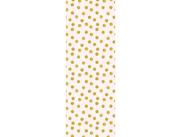 Vinyltapete QUEENCE Chris , gold, B:0,9m L:2,5m, Vinyl, Tapeten, Vinyltapete, 90x250cm, selbstklebend, kinderleichte Anbringung,, Sticker