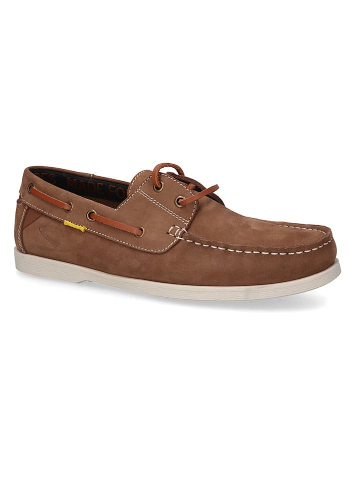 Camel Active Leder-Mokassins "Search" in Hellbraun - 44