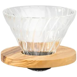 Hario Na, Kaffeebereiter, Braun, Transparent