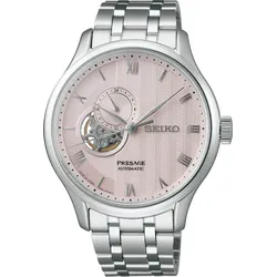 Seiko Presage Automatik open heart Japanese Garden" SSA465J1" - Rosa Beige - 41,80mm
