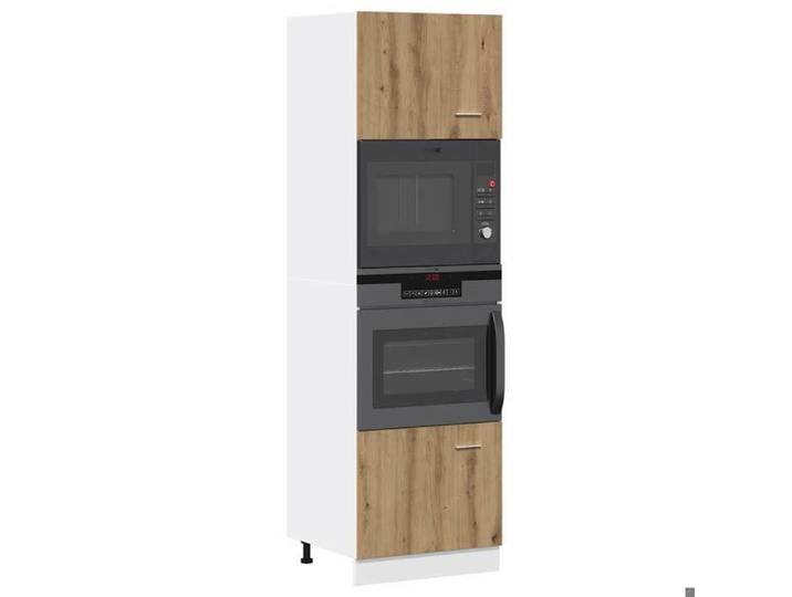 Microwave Cabinet Artisan oak Engineered wood Microwave Cabinet