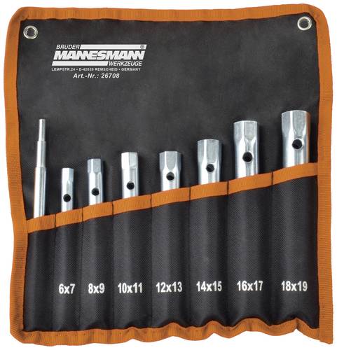 Brüder Mannesmann M26708 Rohrsteckschlüssel 8teilig