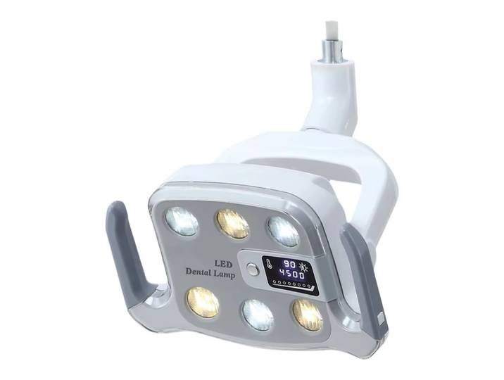 Lampe LED dentaire bicolore pour implant dentaire avec bouton tactile sans ombre, température de couleur réglable, induction infrarouge SL1027