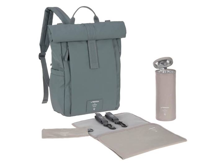 Wickelrucksack, Anthrazit, 14.5x42x29 cm, Textil, Kinderwagen, Lässig