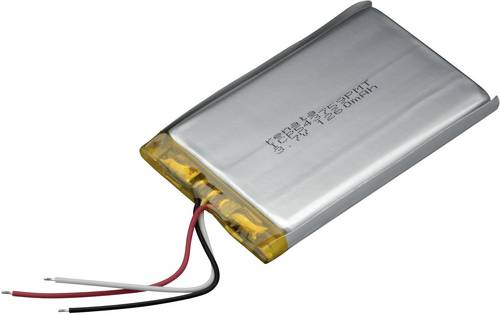 Renata ICP543759PMT Spezial-Akku Prismatisch Kabel LiPo 3.7V 1320 mAh 1St.