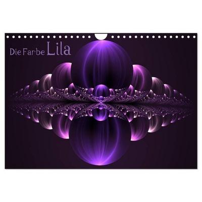 Die Farbe Lila (Wandkalender 2026 DIN A4 quer), CALVENDO Monatskalender