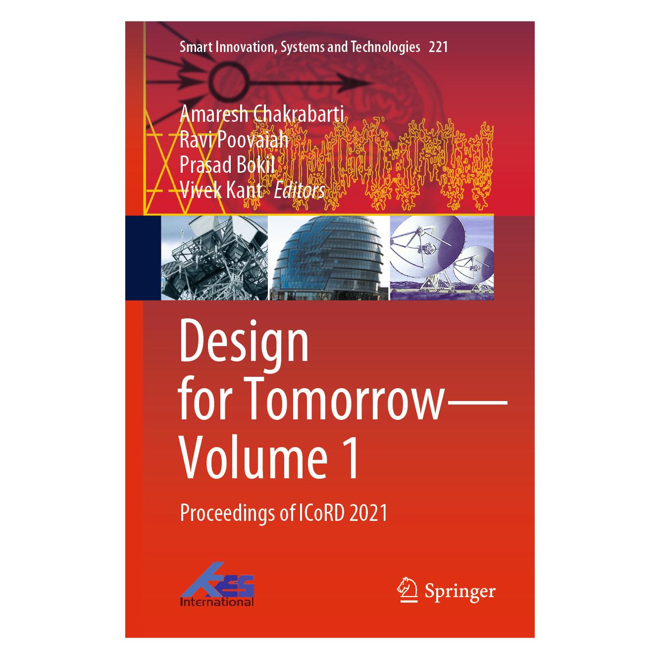Springer Design for Tomorrow-Volume 1 (Englisch, Hardcover, Amaresh Chakrabarti, Prasad Bokil, Ravi Poovaiah, Vivek Kant) (63685974)