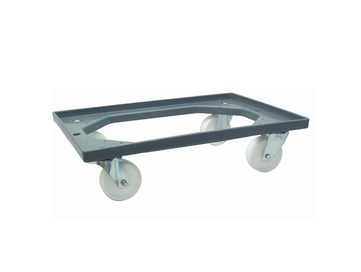 Socle rouleur pour caisses norme Europe