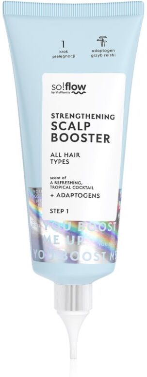 so!flow Strenghtening Scalp Booster sérum fortifiant pour stimuler la repousse des cheveux et renforcer les racines 100 ml