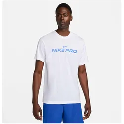 Nike, Herren, Funktionsshirt, M NK Dri-Fit Tee DB Pro (XL), Weiss