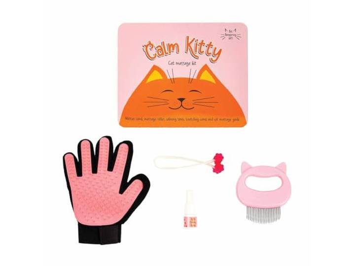 Calm Kitty Cat Massage Kit - Verwen en laat je kat genieten
