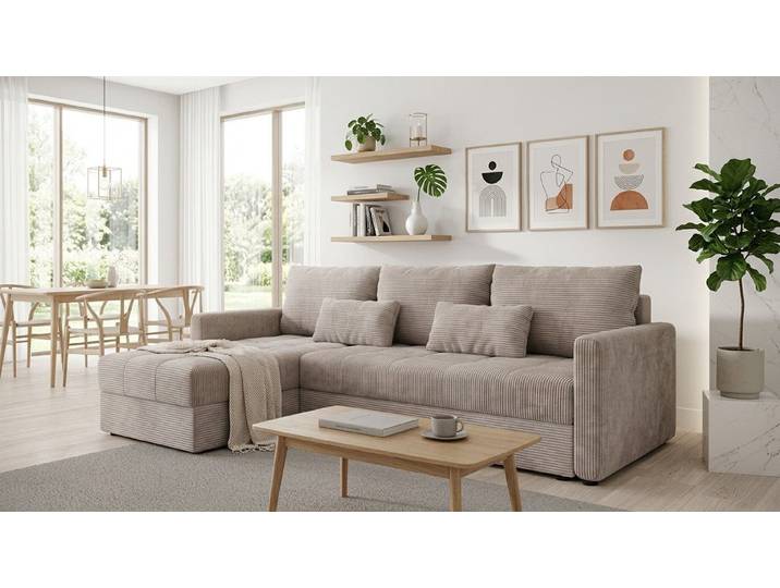 DB-Möbel Schlafsofa Neues Designermodell Sofa STYLUS in Cord
