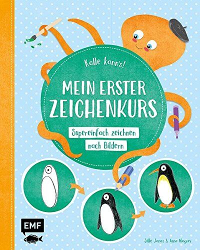 Silke Janas - Kalle kann's! - Mein erster Zeichenkurs: Supereinfach zeichnen nach Bildern - Preis vom 13.10.2026 19:28:25 h