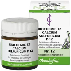 Biochemie 12 Calcium Sulfuricum D 12 80 ST