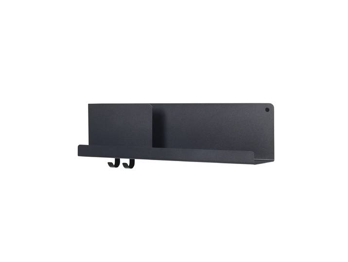 Muuto - Folded Shelves 63 x 16,5 cm, schwarz