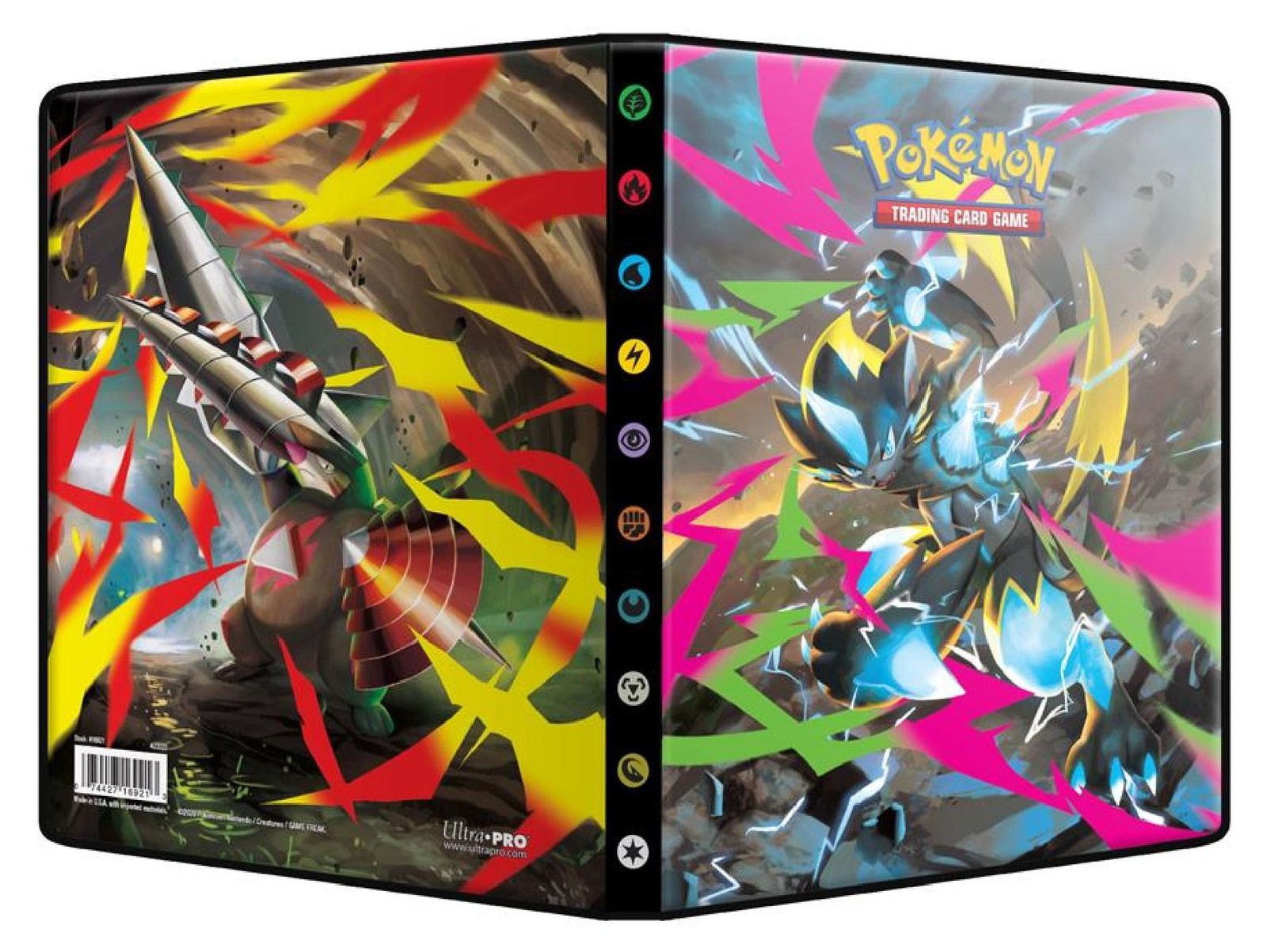 Ultra Pro Pokémon Mega Evolutie 4-pocket portfolio Pitch Black