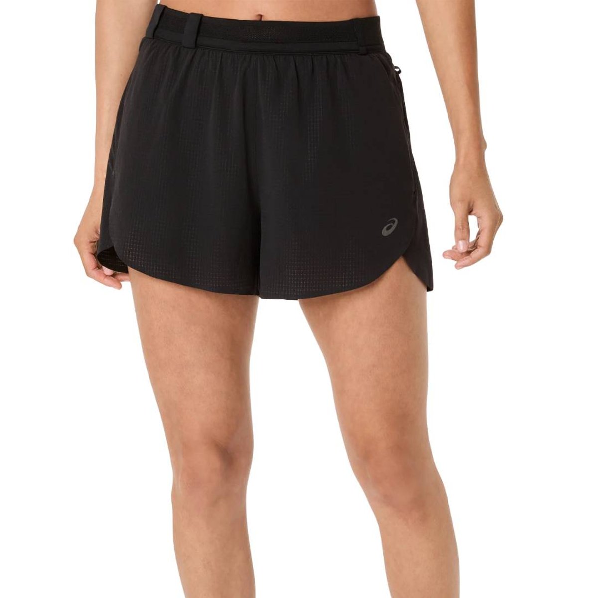Calção Asics Metarun Split Preto Mulher, Tamanho M Mulher