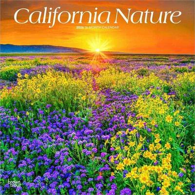 California Nature 2026 12 X 24 Inch (Hanging) Monthly Square Wall Calendar Plastic-Free