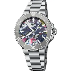 Oris Aquis Date 41,5mm Upcycle" 01 733 7766 4150-Set" - mehrfarbig,silber - 41,5mm