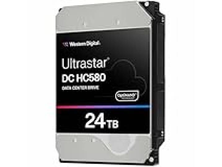 WD Ultrastar DC HC580 WUH722424ALE6L4 - Disque Dur - 24To - Interne - 3.5 (8.9 cm) - SATA 6Gb/s - 7200 TR/Min - Tampon 512 Mo