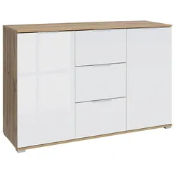 SIDEBOARD Selma Weiß und Holz