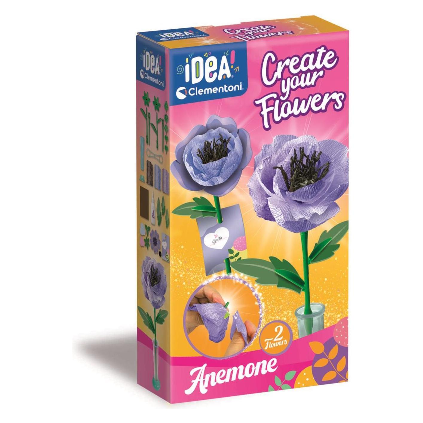 Clementoni CLE IDEA mini fabryka kwiatów Zawilec 18346 (18346)