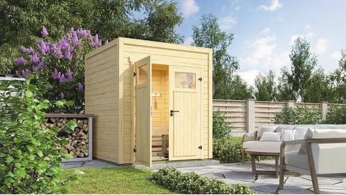 Gartenhaus weka Batu 1 200 x 207,4 cm natur