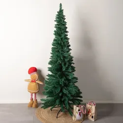 Gravidus Schmaler künstlicher Weihnachtsbaum 180 cm mit Metallständer grün