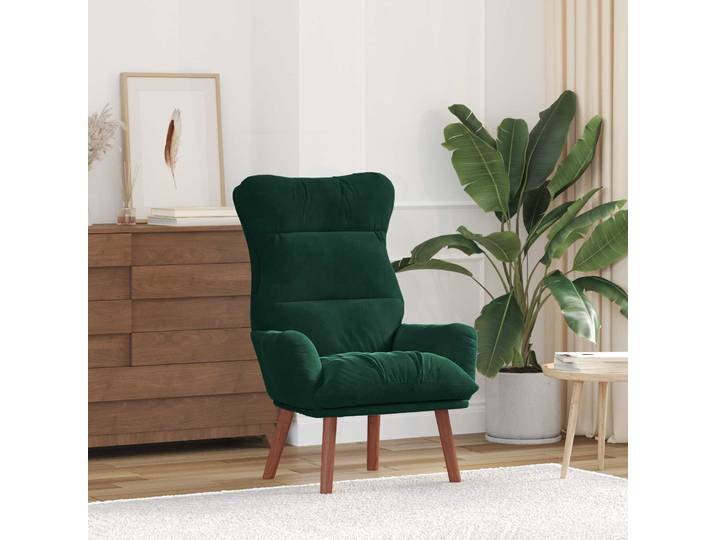 vidaXL Sessel Dunkelgrün 69 x 74 x 93 cm Samt