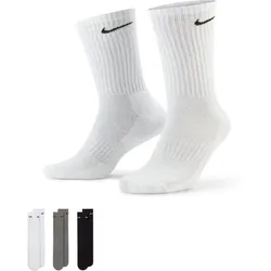 Nike Everyday Cushioned Crew-Trainingssocken (3 Paar) - XL