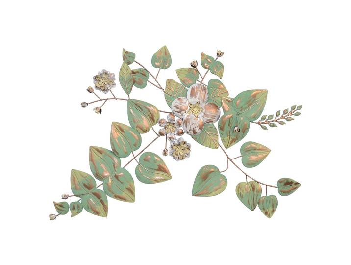 Décoration murale Kimberly Métal Vert 70 x 69 x 4cm