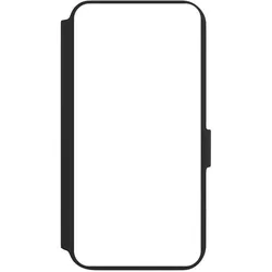 Nivocase Klapphülle für Samsung Galaxy S22+ Handyhülle aus Kunst Leder NIVOflip schwarz Farbe einfarbig (Samsung Galaxy S22+), Smartphone Hülle, Schwarz