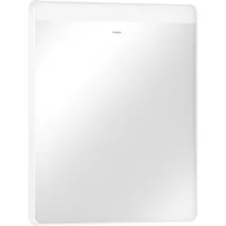 Hansgrohe Xarita Lite Q Spiegel mit LED-Beleuchtung, IR-Sensor, AntiFog, Mattweiß, 600x700x30 mm