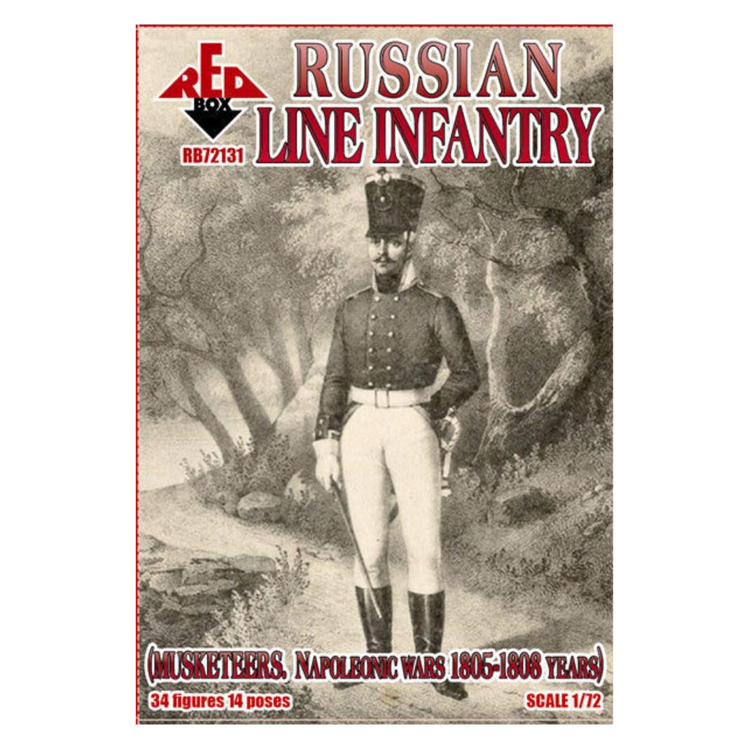 Red Box Russian line infantry(Musketeers)1805-08 (RB72131)