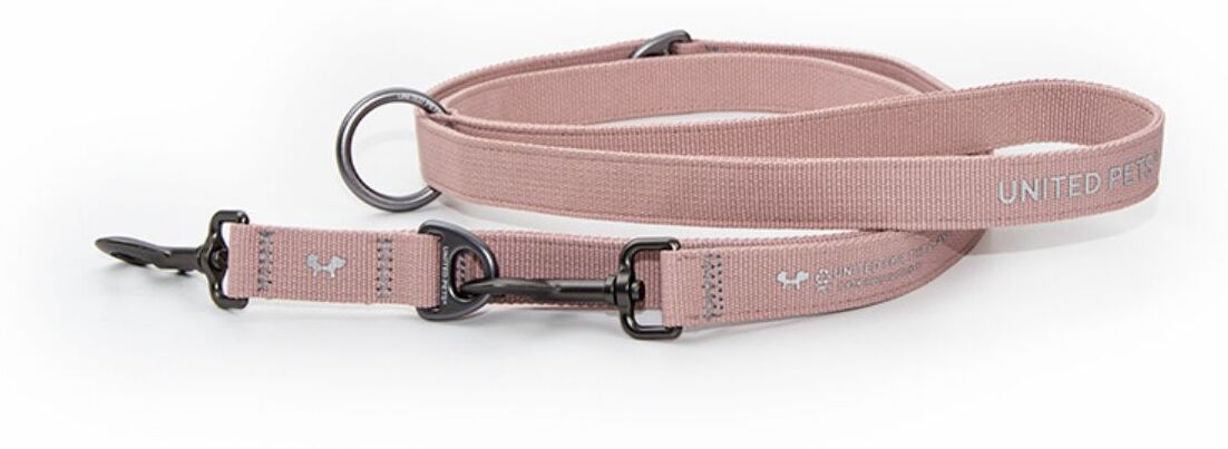 United Pets Guinzaglio Eco Multifunzione per Cani Linea CityLife Rosa S